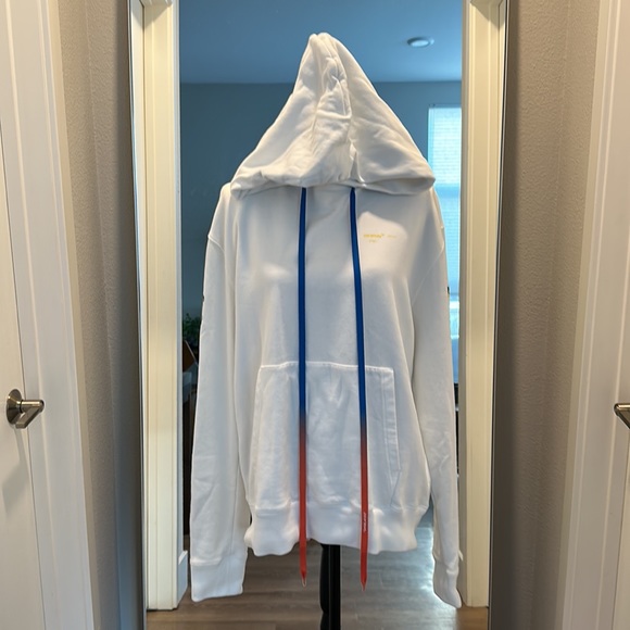 OFF-WHITE C/O VIRGIL ABLOH Acrylic Arrows Hoodie New - Picture 7 of 13